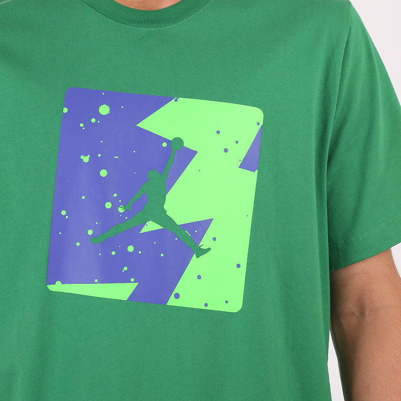 мужская зеленая футболка Jordan Poolside T-Shirt CJ6244-353 - цена, описание, фото 2